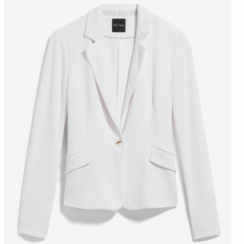 Eden Society Women's White Blazer